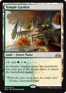 Temple Garden (Guilds of Ravnica) Near Mint Foil