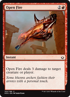 Open Fire (Hour of Devastation) Near Mint