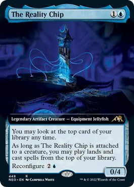 The Reality Chip (Extended Art) (Kamigawa: Neon Dynasty) Near Mint