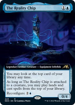 The Reality Chip (Extended Art) (Kamigawa: Neon Dynasty) Near Mint Foil