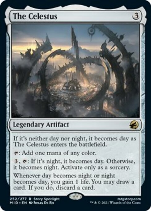 The Celestus (Innistrad: Midnight Hunt) Light Play Foil