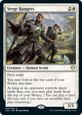 Verge Rangers (Commander 2020 Ikoria) Light Play