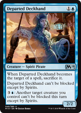 Departed Deckhand (Magic 2019 Core Set) Near Mint