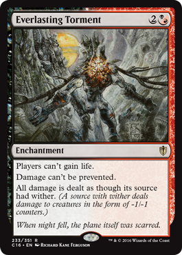 Everlasting Torment (Commander 2016 Edition) Light Play