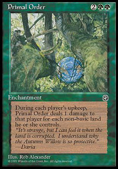 Primal Order (Homelands) Heavy Play