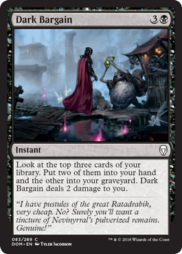 Dark Bargain (Dominaria) Near Mint