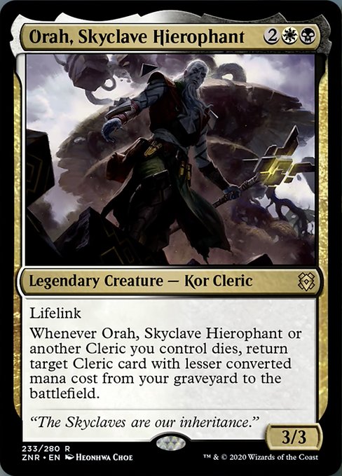 Orah, Skyclave Hierophant (Zendikar Rising) Near Mint Foil