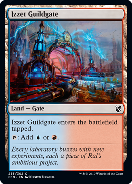 Izzet Guildgate (Commander 2019) Near Mint
