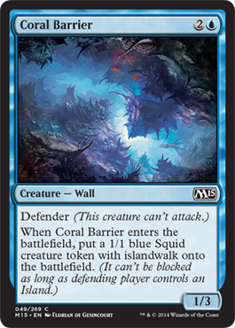 Coral Barrier (Magic 2015 Core Set) Near Mint