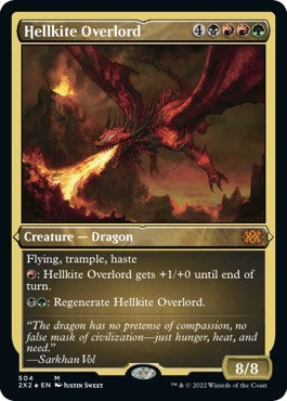 Hellkite Overlord (Foil Etched) (Double Masters 2022) Near Mint Foil