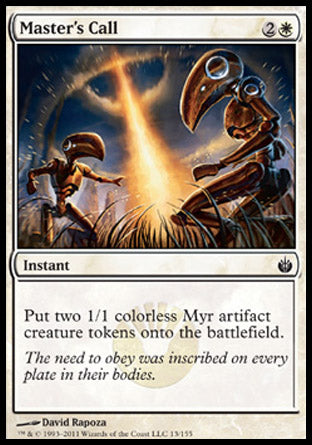 Master's Call (Mirrodin Besieged) Medium Play
