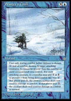 Winter's Chill (Ice Age) Medium Play
