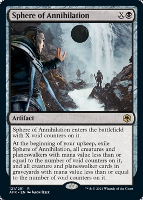 Sphere of Annihilation (Adventures in the Forgotten Realms) Medium Play Foil