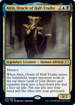 Atris, Oracle of Half-Truths (Theros Beyond Death) Near Mint Foil