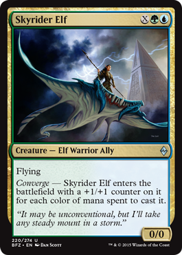 Skyrider Elf (Battle for Zendikar) Near Mint