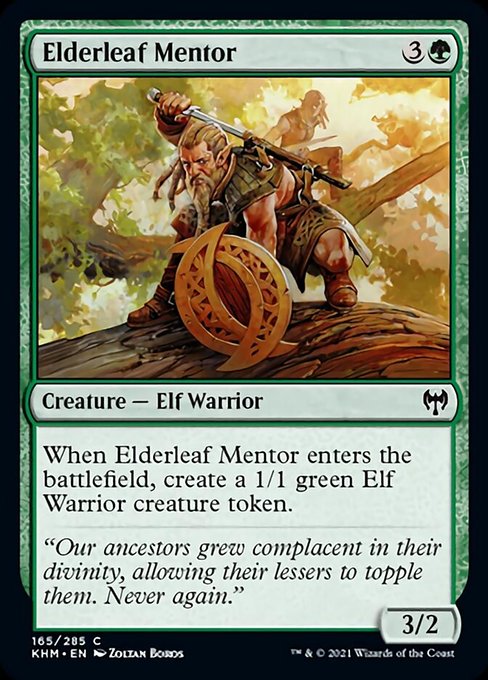 Elderleaf Mentor (Kaldheim) Medium Play
