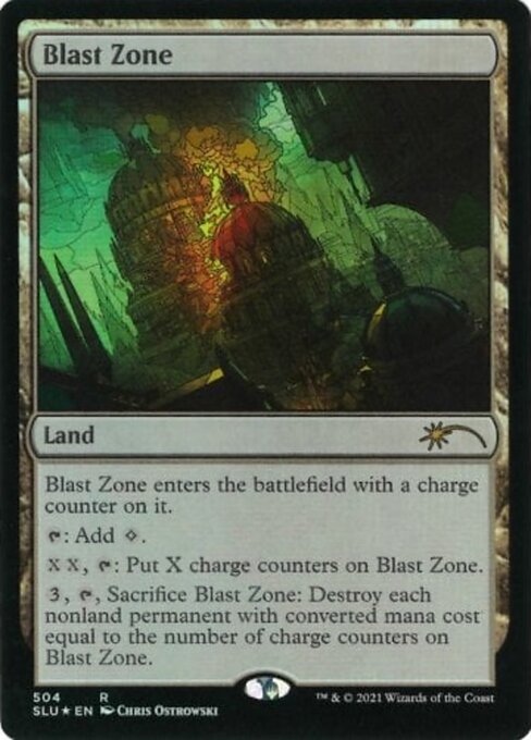 Blast Zone (Secret Lair) Near Mint Foil
