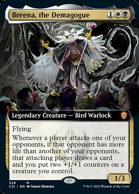 Breena, the Demagogue (Extended Art) (Commander 2021 Strixhaven) Near Mint