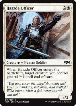 Haazda Officer (Ravnica Allegiance) Light Play