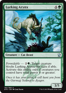 Lurking Arynx (Dragons of Tarkir) Medium Play