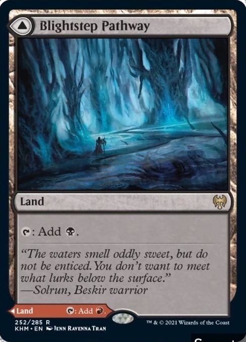 Blightstep Pathway / Searstep Pathway (Kaldheim) Near Mint Foil