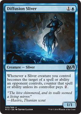 Diffusion Sliver (Magic 2015 Core Set) Near Mint Foil