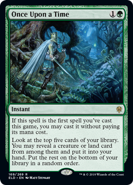 Once Upon a Time (Throne of Eldraine) Near Mint Foil