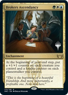 Brokers Ascendancy (Promo Pack: Streets of New Capenna) Light Play