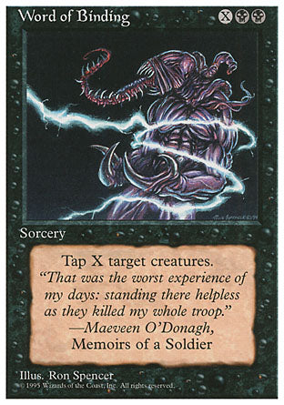 Word of Binding (4th Edition) Medium Play