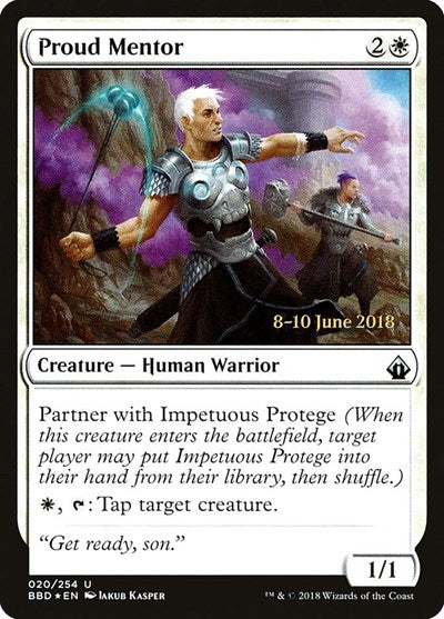 Proud Mentor (Promos: Launch Party and Release Event) Near Mint Foil