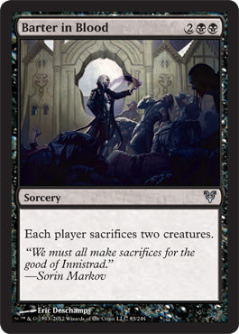 Barter in Blood (Avacyn Restored) Light Play Foil