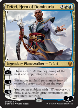 Teferi, Hero of Dominaria (Dominaria) Light Play Foil