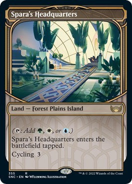 Spara's Headquarters (Showcase) (Streets of New Capenna) Near Mint Foil