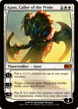 Ajani, Caller of the Pride (Magic 2013 Core Set) Medium Play