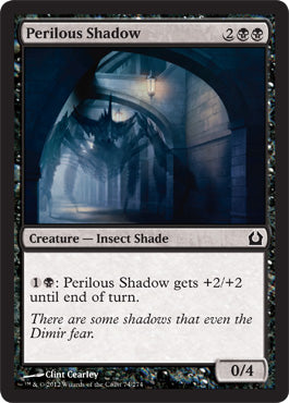 Perilous Shadow (Return to Ravnica) Light Play