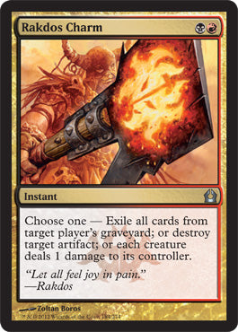Rakdos Charm (Return to Ravnica) Light Play