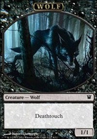 Wolf (Deathtouch) (Token) (Innistrad) Medium Play