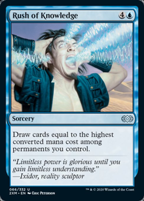 Rush of Knowledge (Double Masters) Near Mint