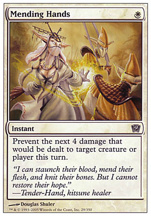 Mending Hands (9th Edition) Medium Play Foil