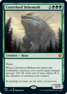 Craterhoof Behemoth (Jumpstart) Light Play