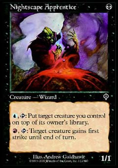 Nightscape Apprentice (Invasion) Medium Play