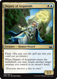 Deputy of Acquittals (Modern Masters 2017) Medium Play Foil