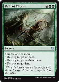 Rain of Thorns (Commander 2017) Medium Play