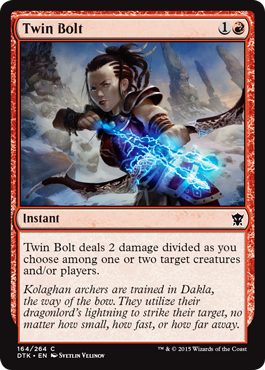 Twin Bolt (Dragons of Tarkir) Near Mint