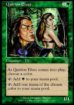 Quirion Elves (Invasion) Medium Play Foil