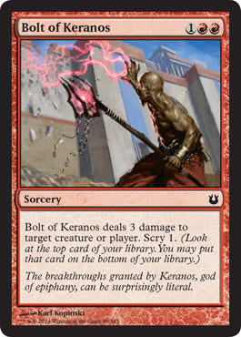 Bolt of Keranos (Born of the Gods) Near Mint