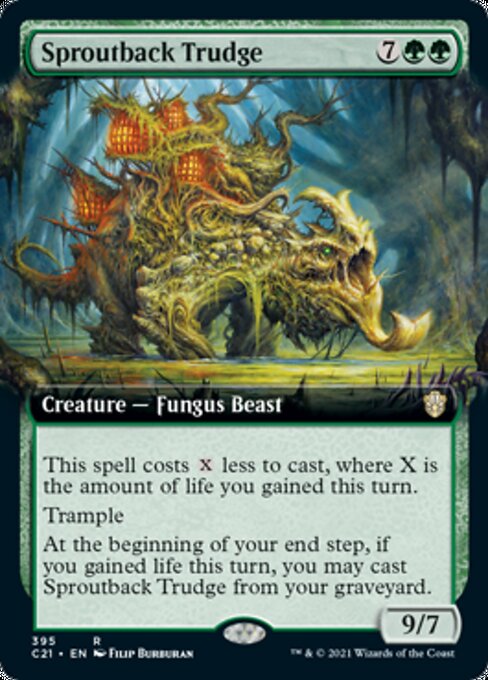 Sproutback Trudge (Extended Art) (Commander 2021 Strixhaven) Near Mint