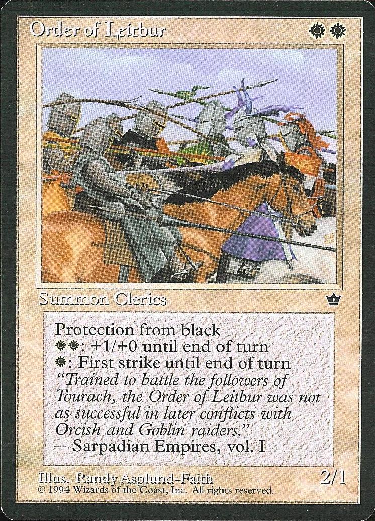 Order of Leitbur (3) (Fallen Empires) Heavy Play