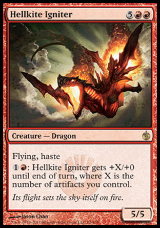Hellkite Igniter (Mirrodin Besieged) Medium Play