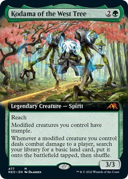 Kodama of the West Tree (Extended Art) (Kamigawa: Neon Dynasty) Near Mint
